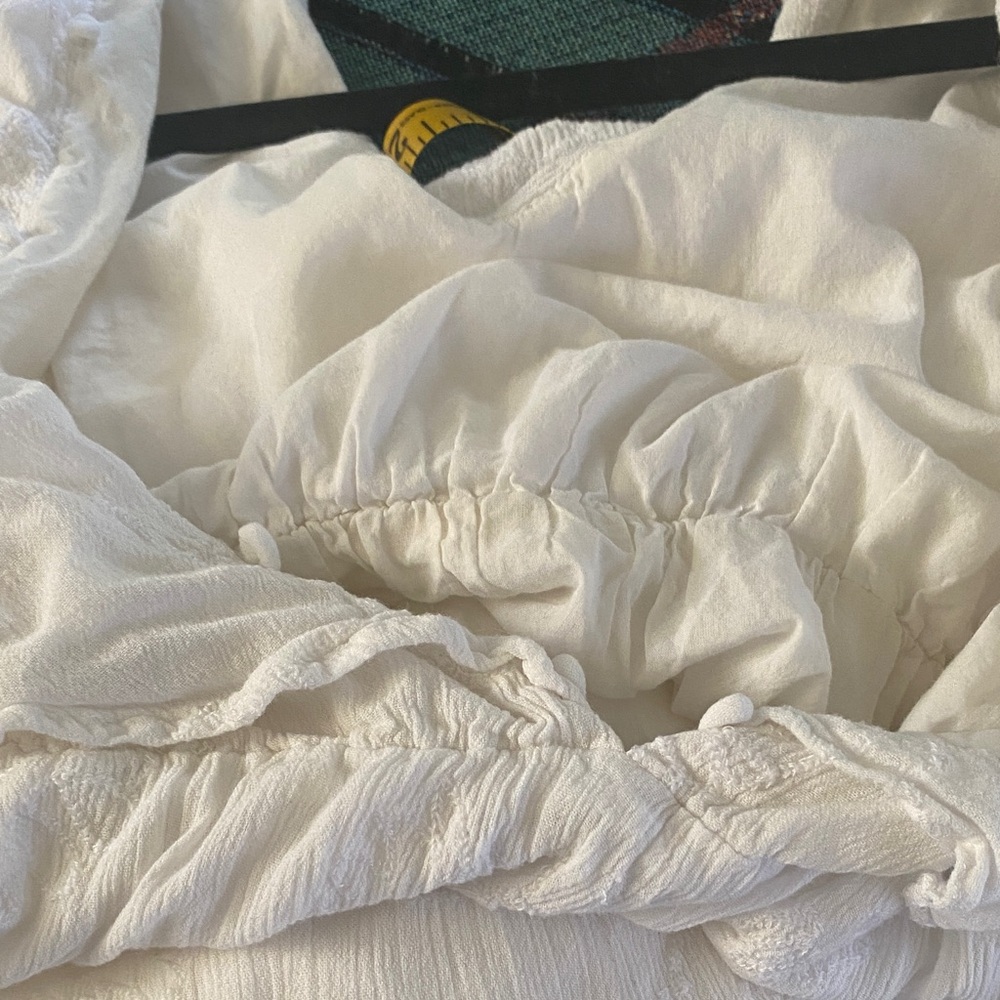 Amuse Society White Ruffled Maxi Dress - Picture 9 of 12